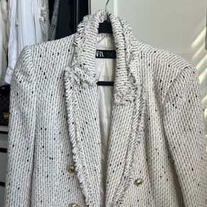 Zara tweed blazer